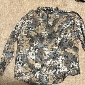 World Famous Sports 1/4 Zip Long Sleeve Mens 2XL